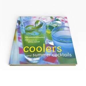 Coolers and Summer Cocktails Hardcover Recipe Book Mocktails & Mixed Drinks